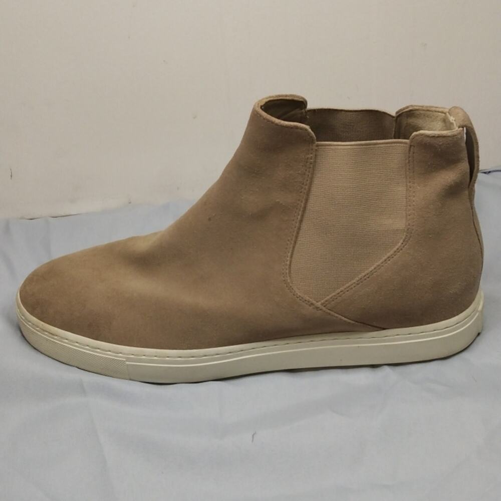 Vince newlyn Suede High Top Booties woodsmoke color Size 8 - Picture 2 of 8